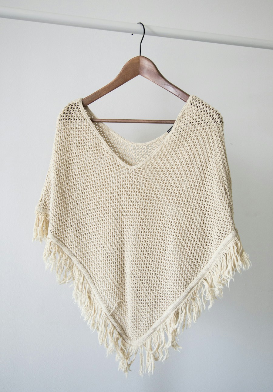 A soft textured sweater